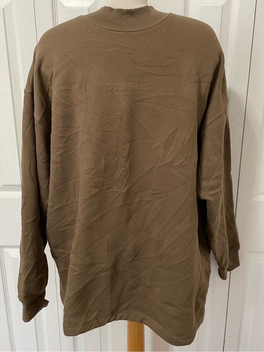 ESSENTIALS Fear of God Brown Crewneck Sweatshirt